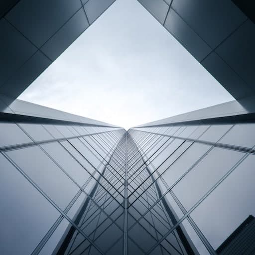 a stlyish picture of a building